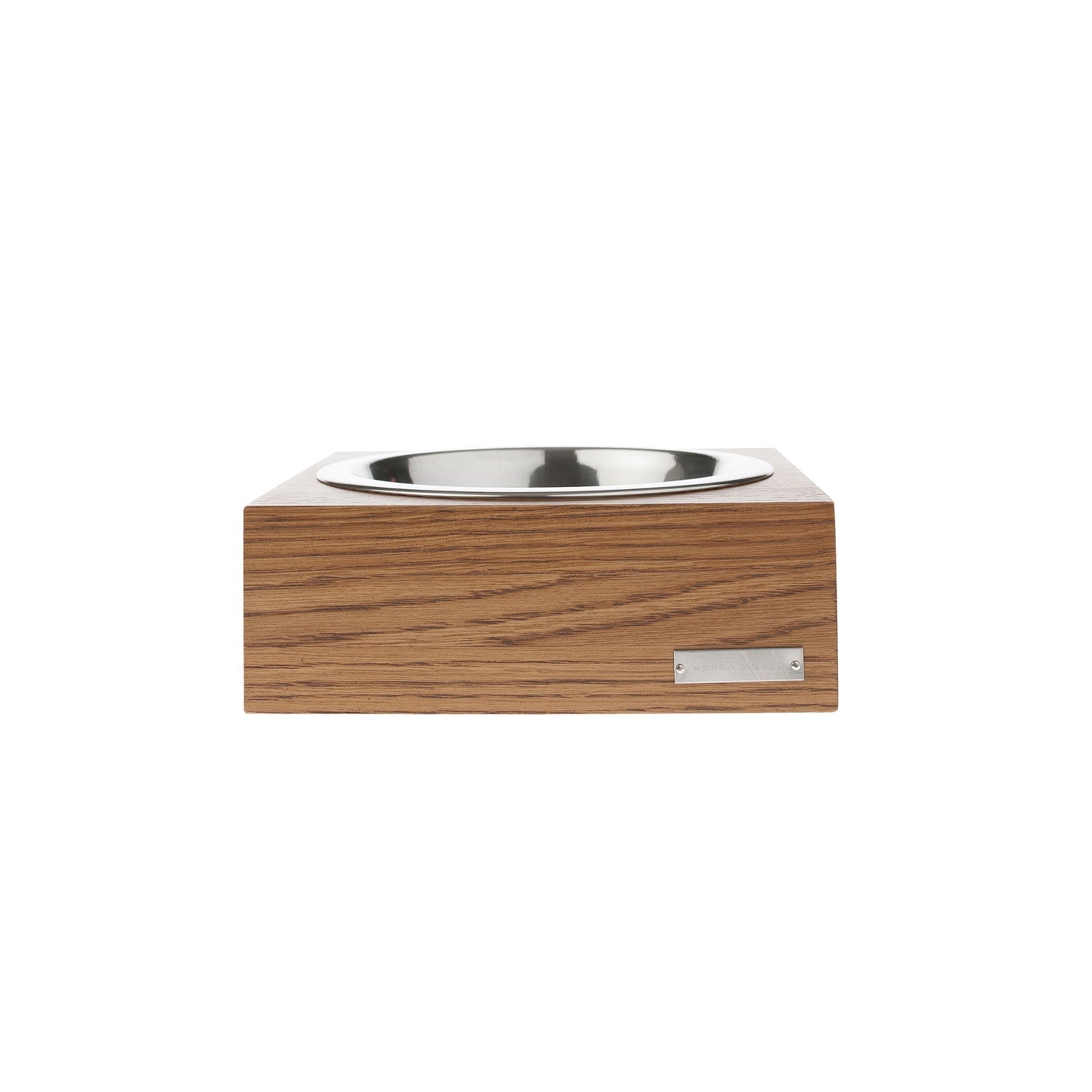 Single Wooden Dog Bowl