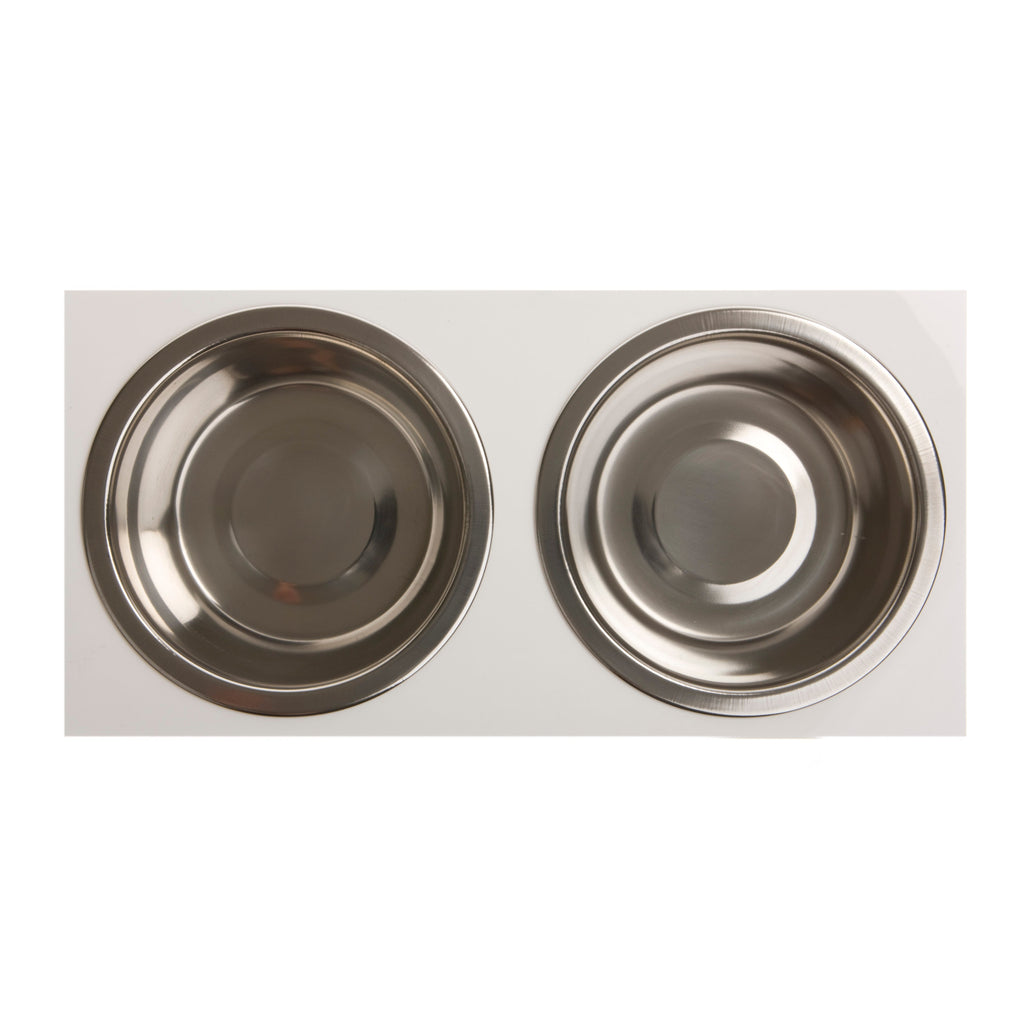 Mini Double Acrylic Dog Bowl