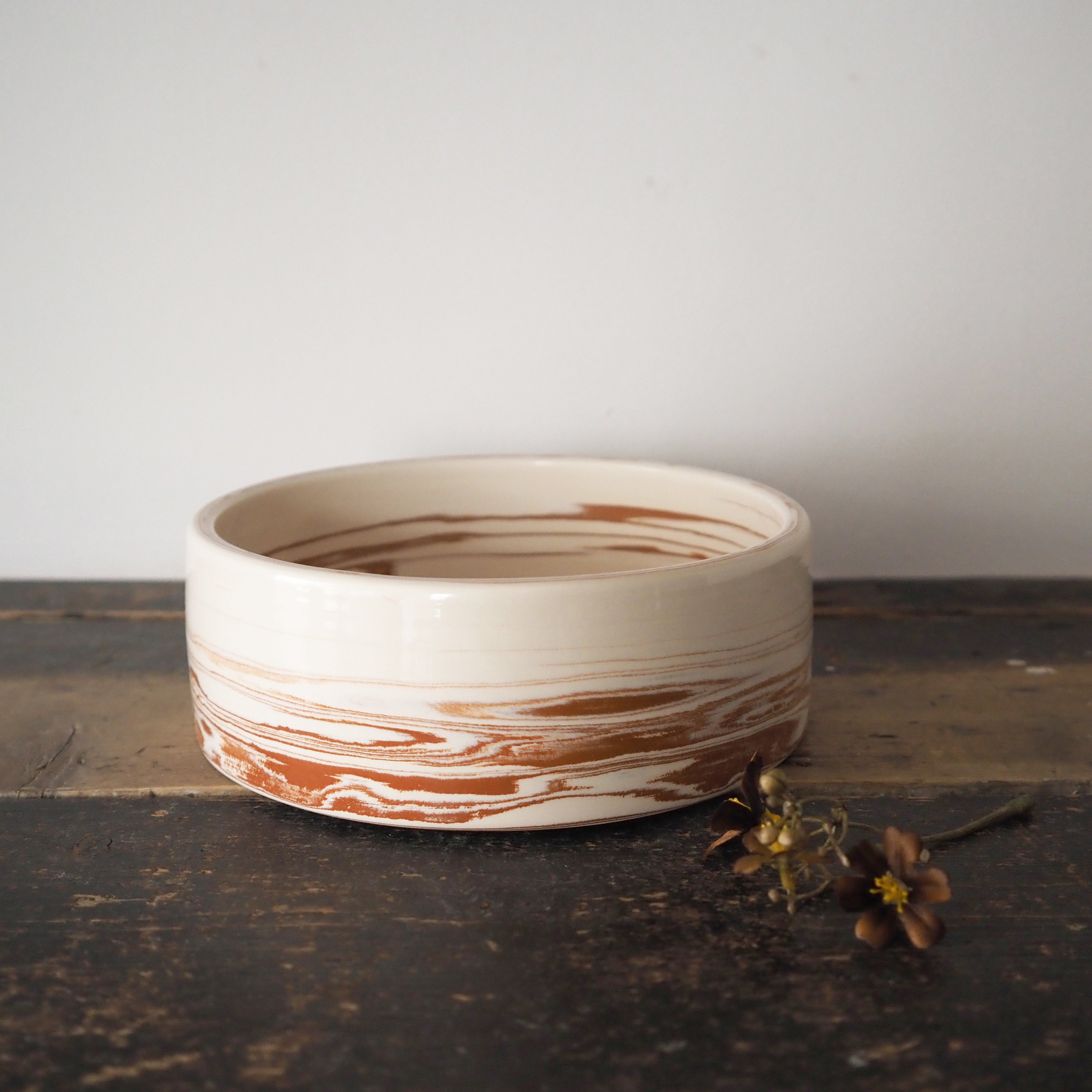 Marble Cat Bowl