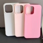 3Pcs Frosted Large Hole: Off-White Light Pink Deep Pink Lens Half Pack Suitable for Apple Series Iphone14Pro Mobile Phone Case Apple 13 Protective Cover 11/12 Advanced Skin-Friendly Suitable for Iphone15Plus Mobile Phone Case 14Promax Apple 13 Protective