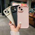 Solid Color Phone Cases Compatible For IPhone Models X, 11, 12, 13, 14, 15, 16 Pro Max Plus high-end, high-fashion edge, minimalist, Shockproof, Drop Protection Suitable for Everyday Use The Perfect Gift for Girlfriend or Boyfriend
