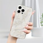 Cover Featuring a 2D Natural Marble Pattern Compatible with Iphone Models Including 7, 8, SE2, SE3, 7 Plus, 8 Plus, X/ XS, XR, XS Max, 11 Pro, 11 Pro Max, 12 Mini, 12 Pro Max, 13 Mini, 13 Pro Max, 14 Pro, 14 Pro Max, 15 Pro, 15 Pro Max, And 15 Ultra.